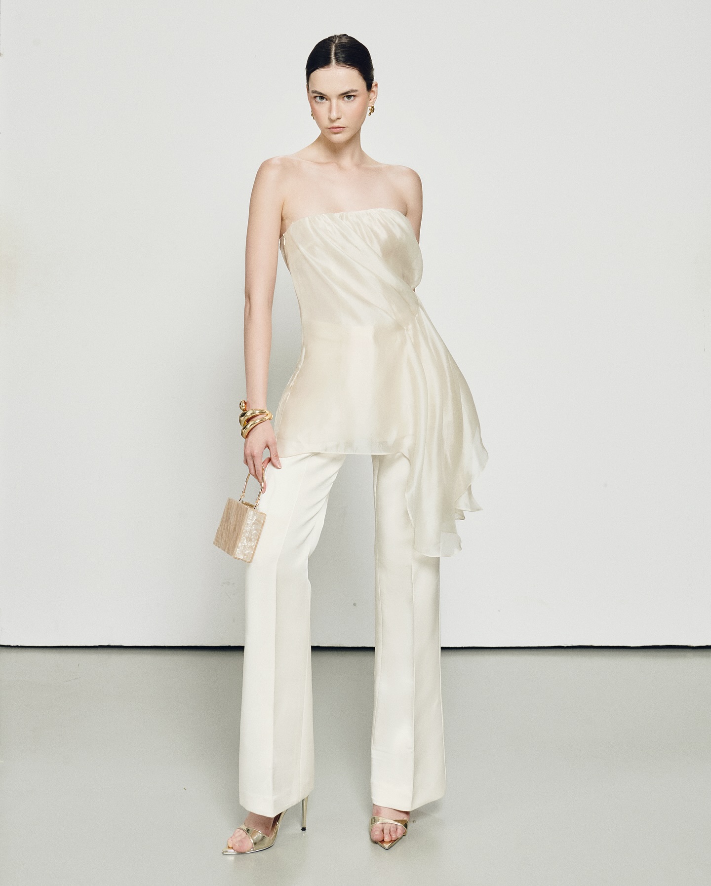 Ivory Draped Resort Set _ BOTTOM