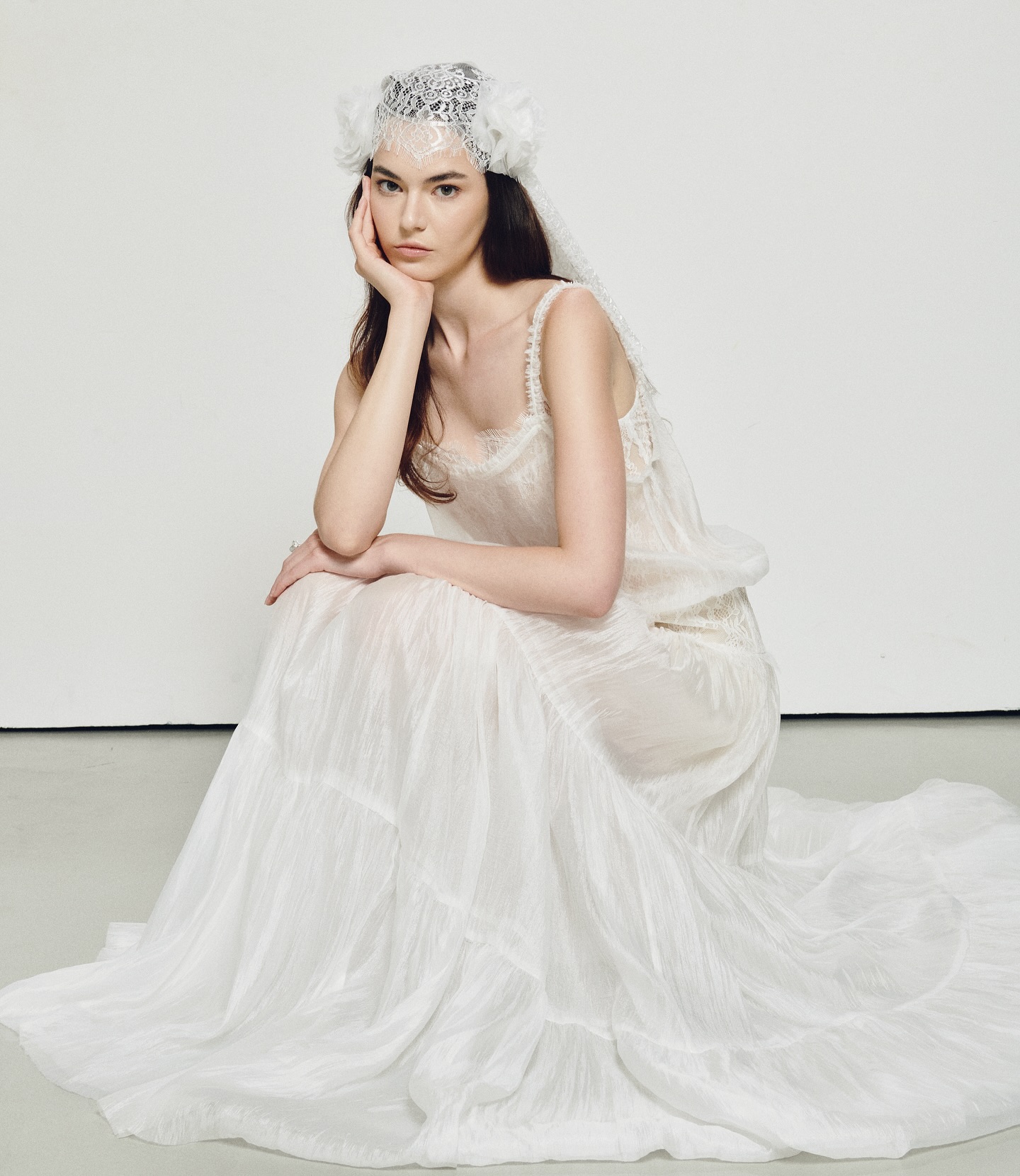 Ivory Tulle Bridal Gown