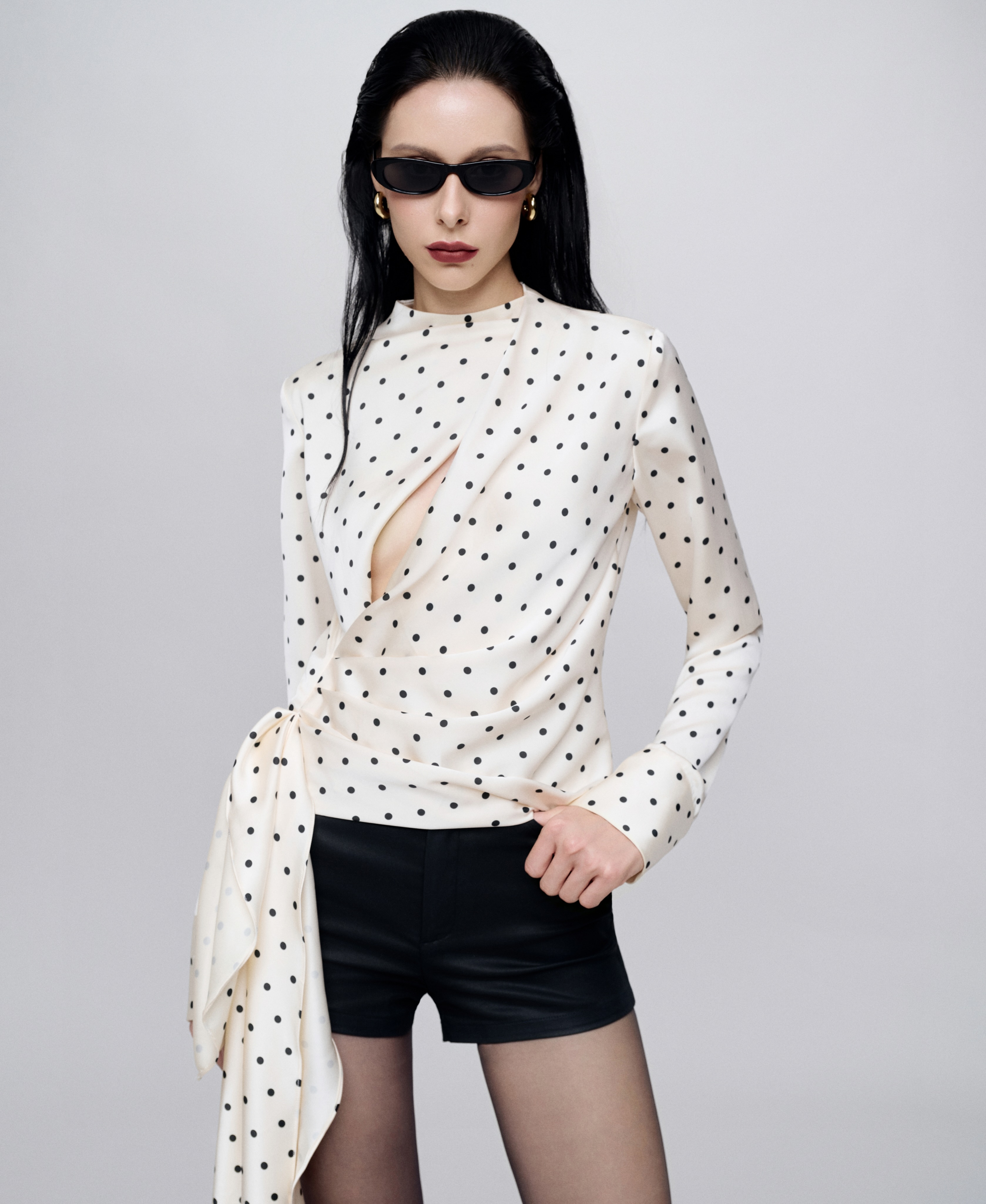 Polka Dot Scarf Set