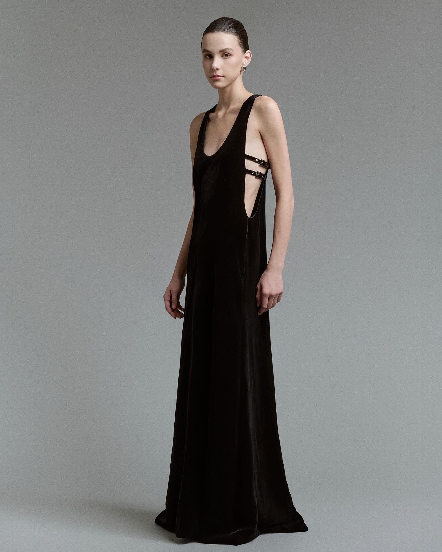 Black Tank Column Dress