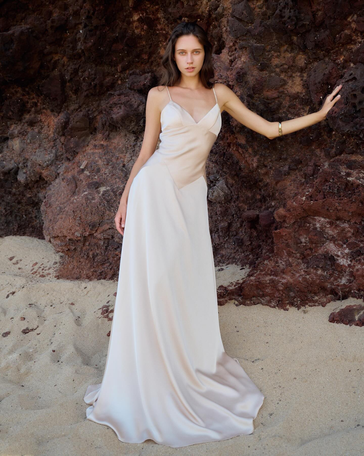 Ivory Open Back Bridal Gown
