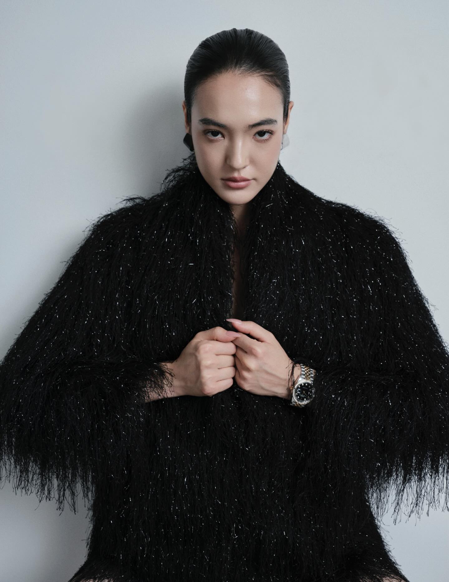 Black Faux Fur Jacket